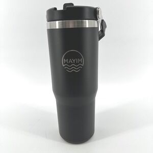 Mayim Adventure Flow 30 oz Stainless Steel Travel Tumbler Mug Matte Black Used
